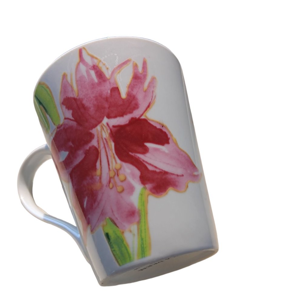 Paula Deen Set of 4 mugs in her amaryllis collection